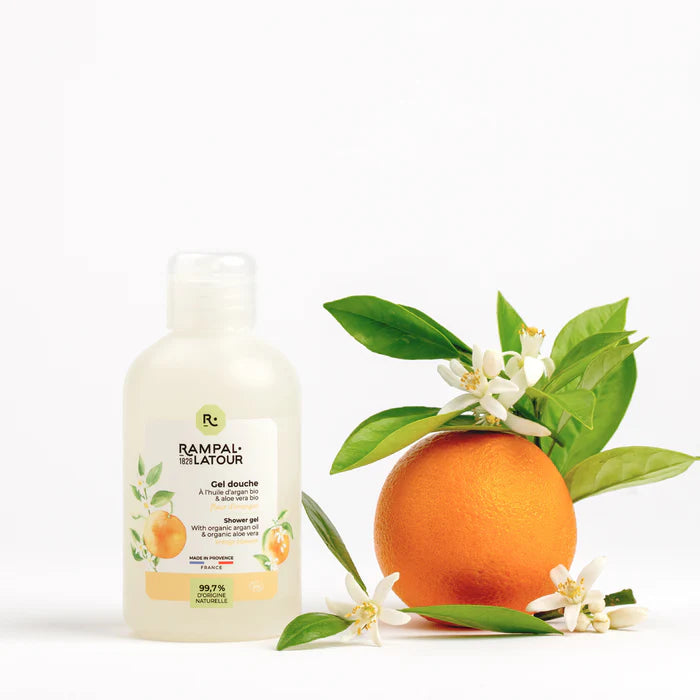 Certified Organic Orange Blossom Shower Gel 250ml - Ecocert Organic Cosmetics