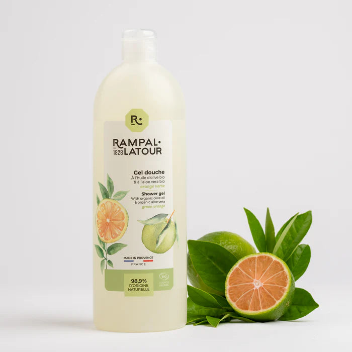 Certified Organic Green Orange Shower Gel 1L - Cosmos Organic