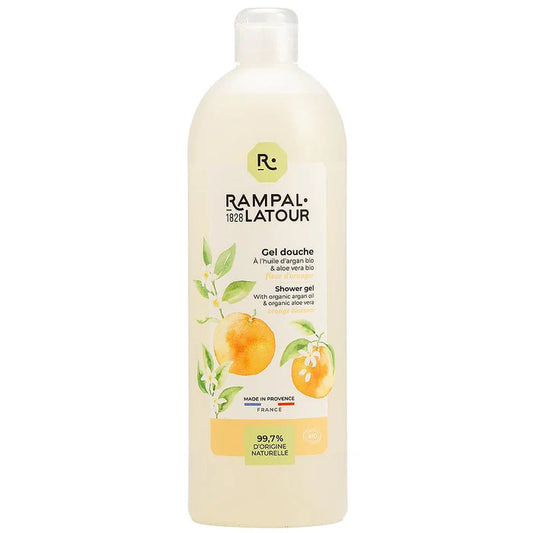 Certified Organic Orange Blossom Shower Gel 1L - Ecocert Organic Cosmetics