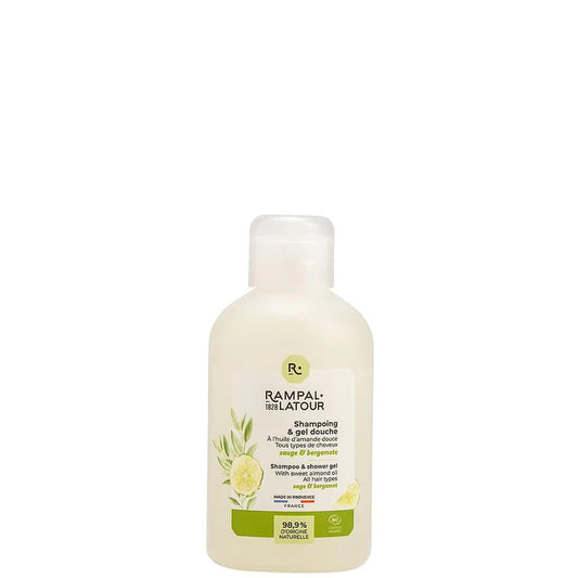 Shower Shampoo Certified Organic Sage-Bergamot 250ml - Cosmos Organic